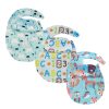 3 Pack Cute Animals Newborn Waterproof BibEasy Bibs