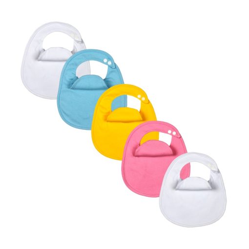 5 Pack BibEasy Bibs Mixed colours