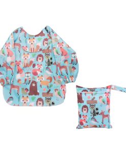 Animal Farm Sleeved Bib and zip bag