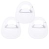 BibEasy Bibs Dribble Catcher Bibs 3 Pack White