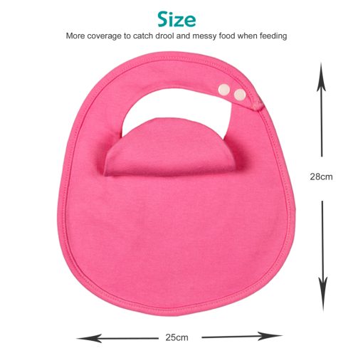 BibEasy Dribble Rash Bibs Size Pink