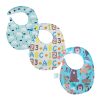 Cute Animals Newborn Waterproof BibEasy Bibs back