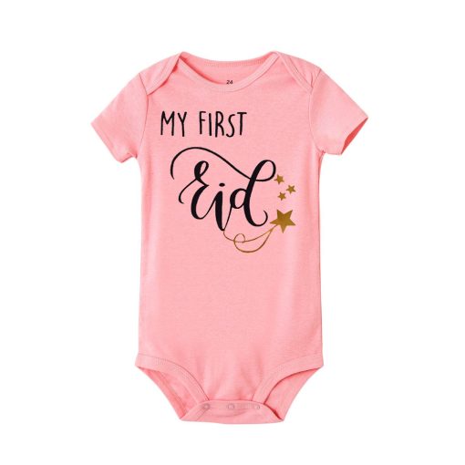 My First Eid Bodysuit pink