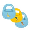 Dinosaur Club BibEasy Bibs 3 Pack Baby Bibs Boy Girl Toddler Dribble Milk Feeding 3-24 months | Baby Gifts | BibEasy Bibs