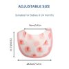 Newborn pink elephant BibEasy Bib Adjustable size