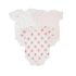 Short Sleeve Bodysuit 3 Pack Pink BibEasy Bibs