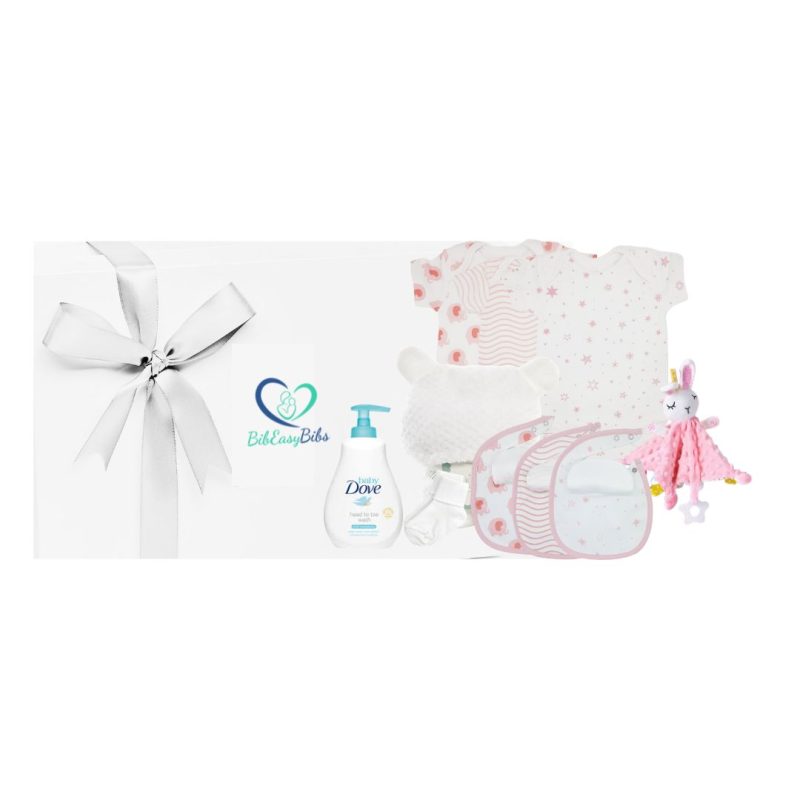 Teething Dribble Baby Bibs, Newborn Gifts Boy Girl 0-24 months | BibEasy Bibs