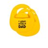 2 Pack I Love You Dad BibEasy Bibs 3-36 months Baby Essentials Butter Yellow Mustard