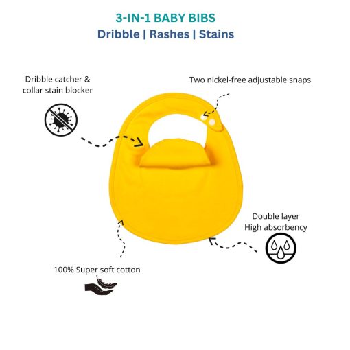 BibEasy Bib features yellow